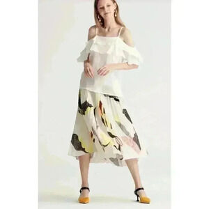 Maxi plated skirt size small